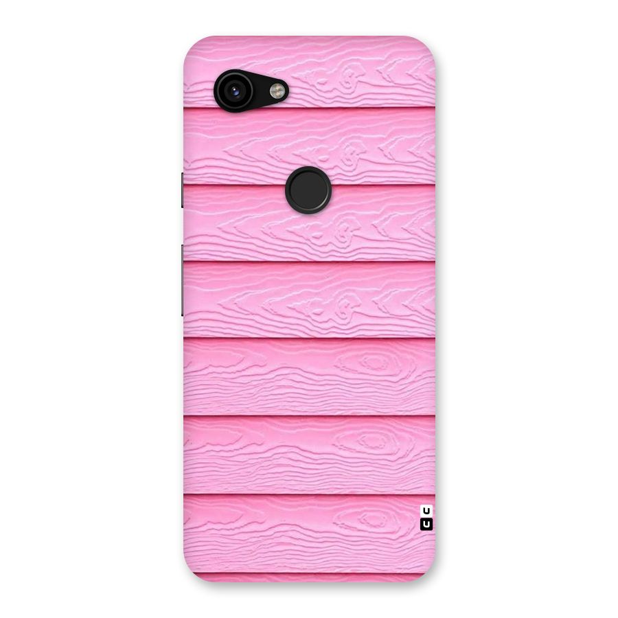 Pink Wood Back Case for Google Pixel 3a