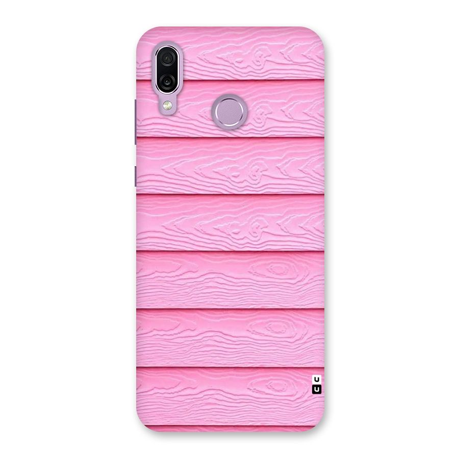 Pink Wood Back Case for Honor Play