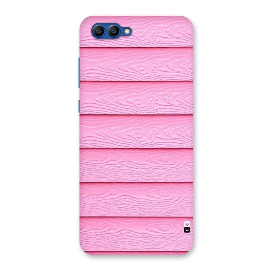 Pink Wood Back Case for Honor View 10