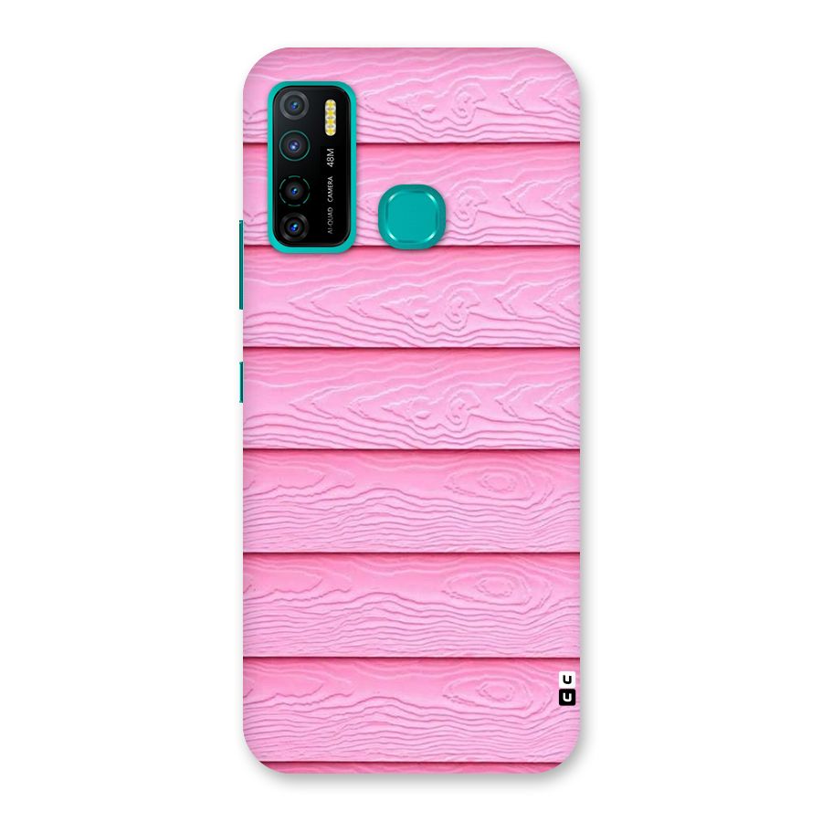 Pink Wood Back Case for Infinix Hot 9 Pro