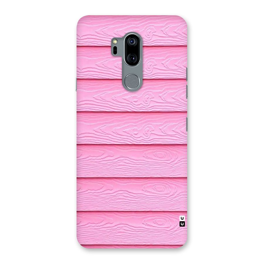 Pink Wood Back Case for LG G7