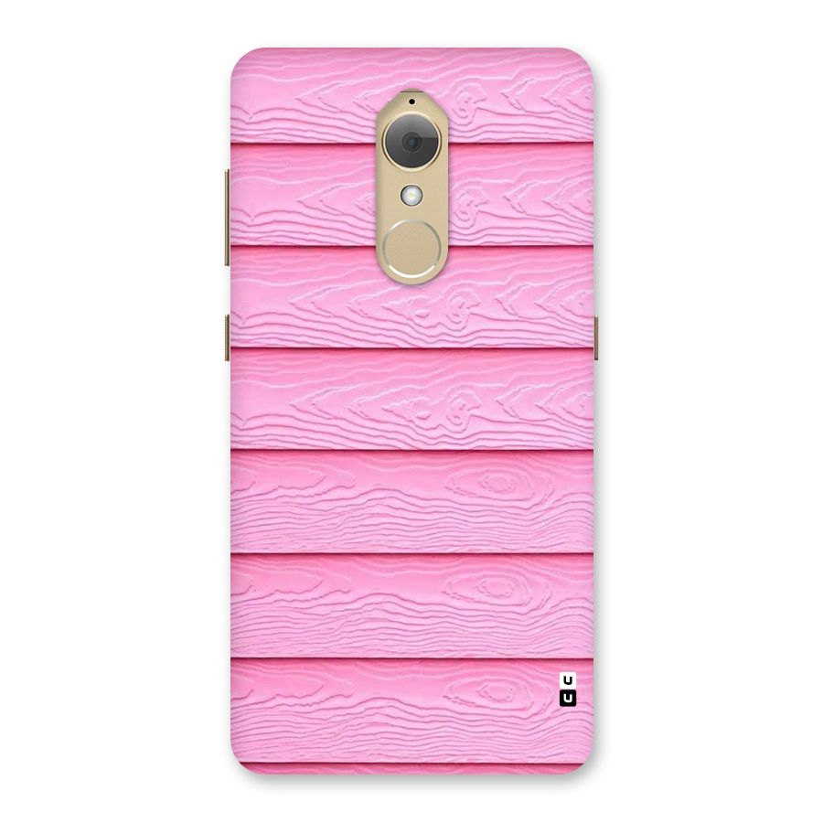 Pink Wood Back Case for Lenovo K8