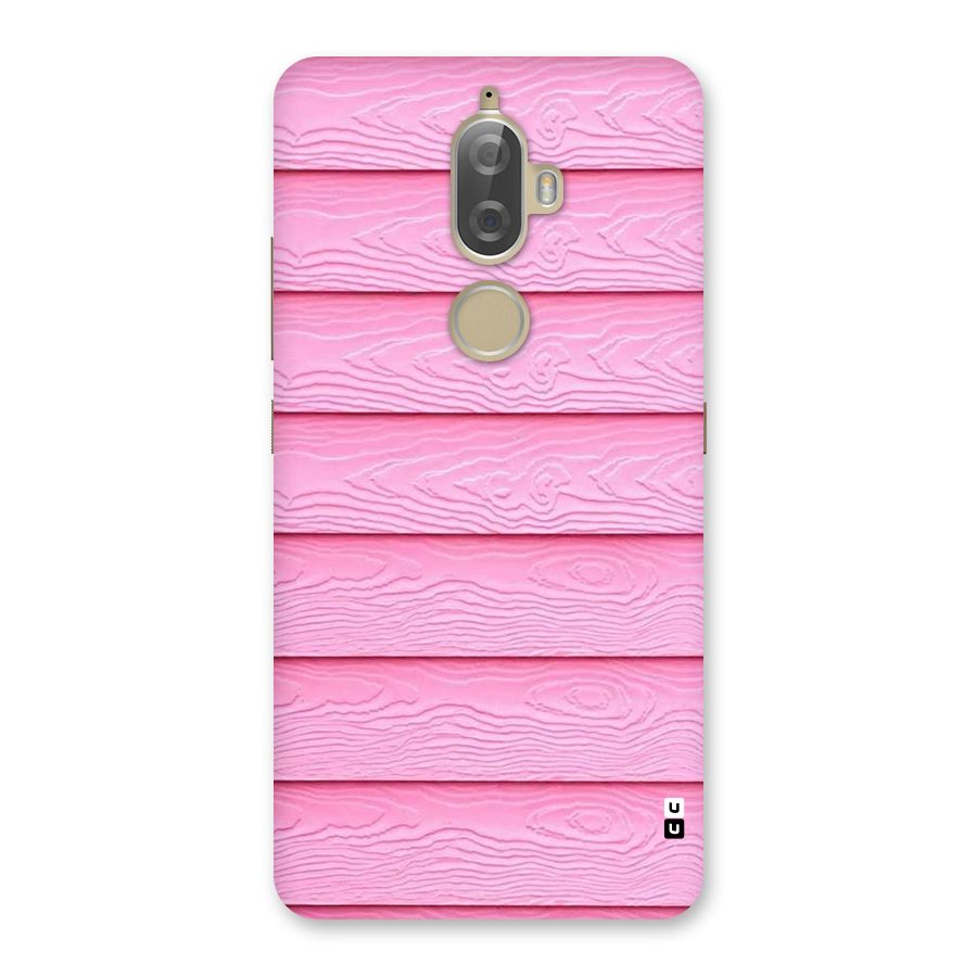 Pink Wood Back Case for Lenovo K8 Plus