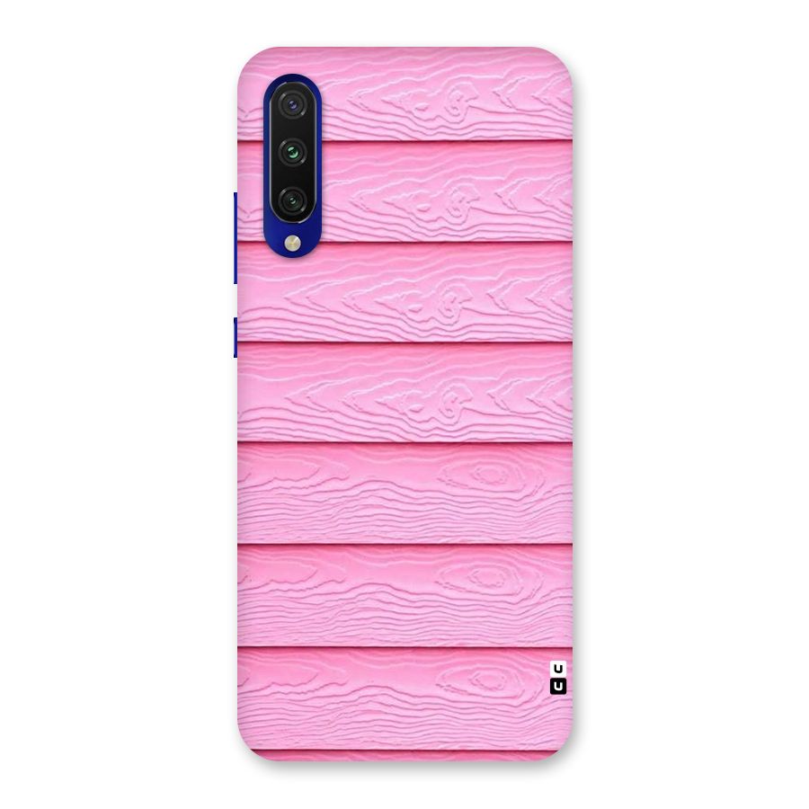 Pink Wood Back Case for Mi A3