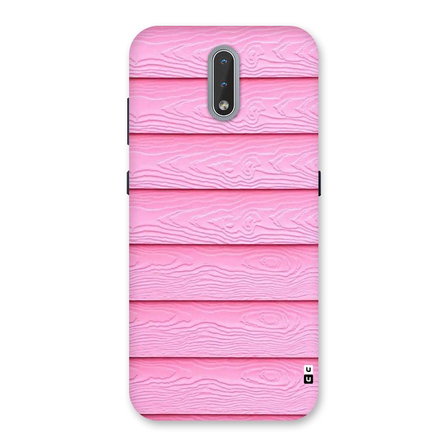 Pink Wood Back Case for Nokia 2.3