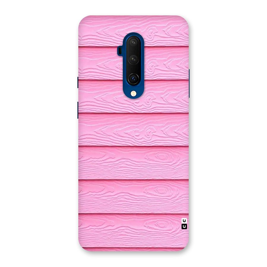 Pink Wood Back Case for OnePlus 7T Pro