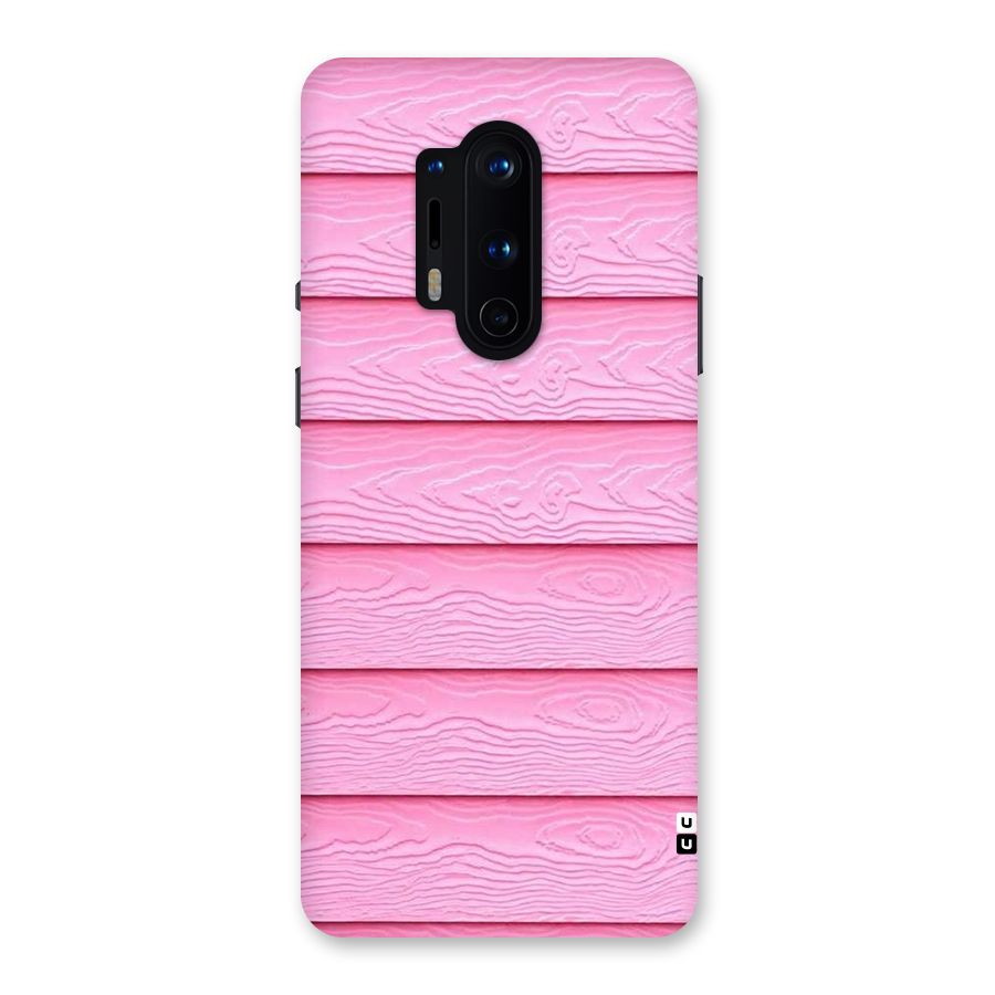 Pink Wood Back Case for OnePlus 8 Pro