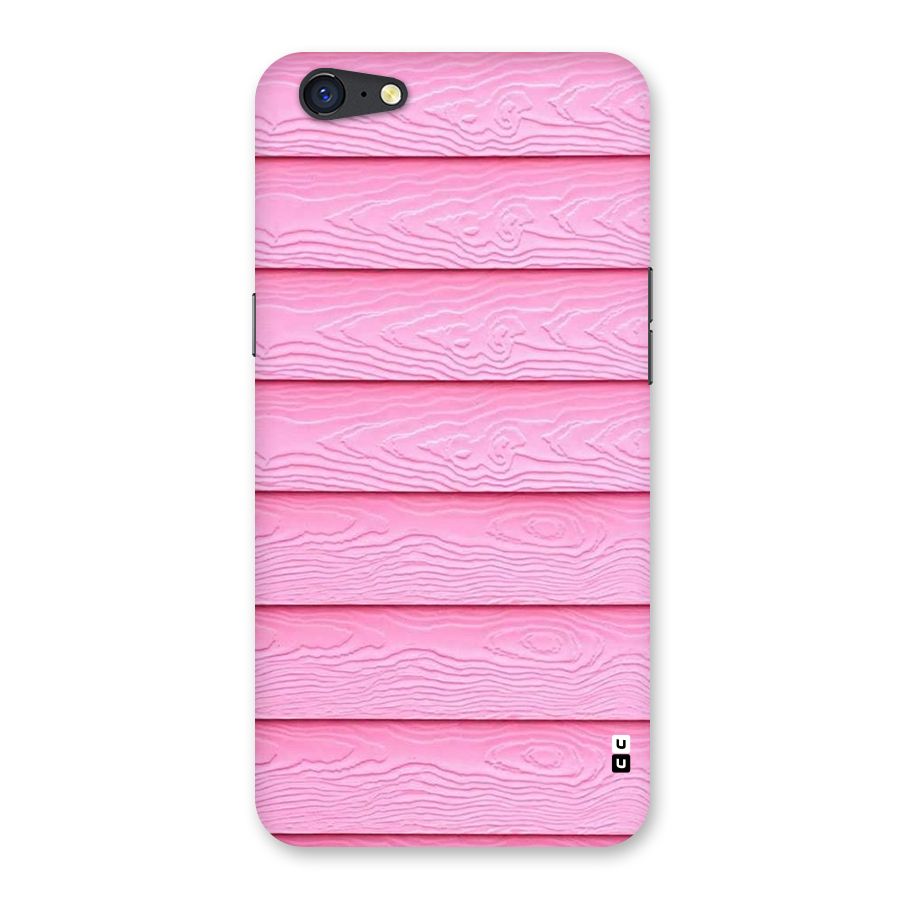 Pink Wood Back Case for Oppo A71