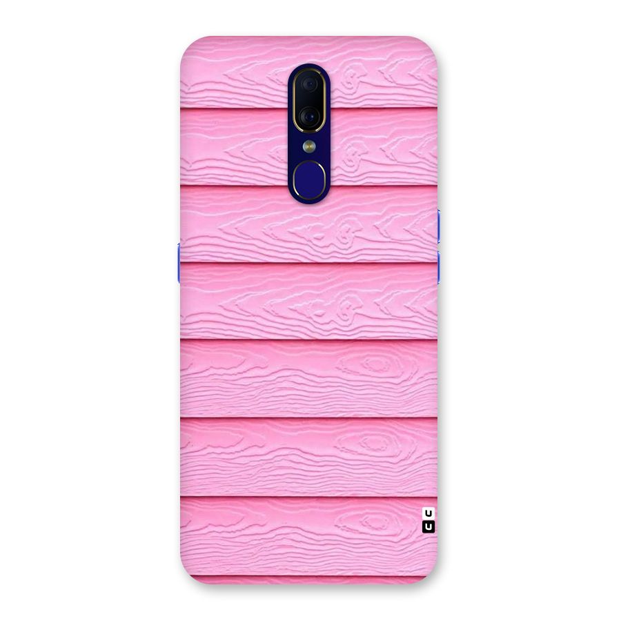 Pink Wood Back Case for Oppo F11