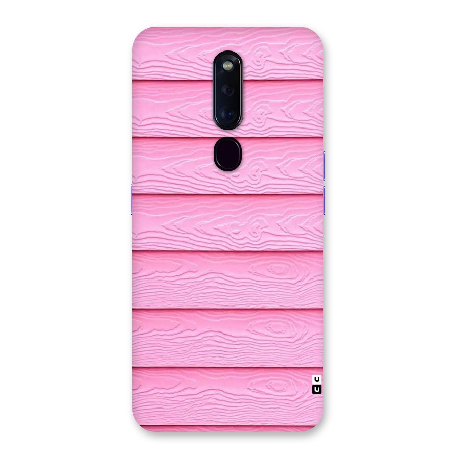 Pink Wood Back Case for Oppo F11 Pro