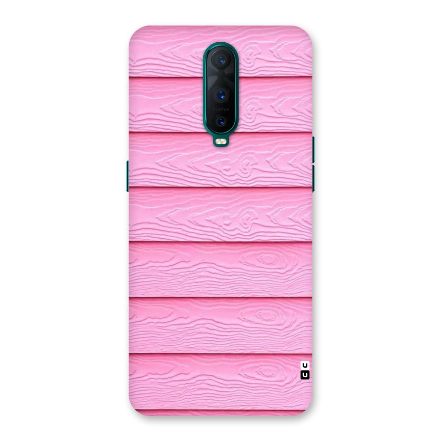 Pink Wood Back Case for Oppo R17 Pro