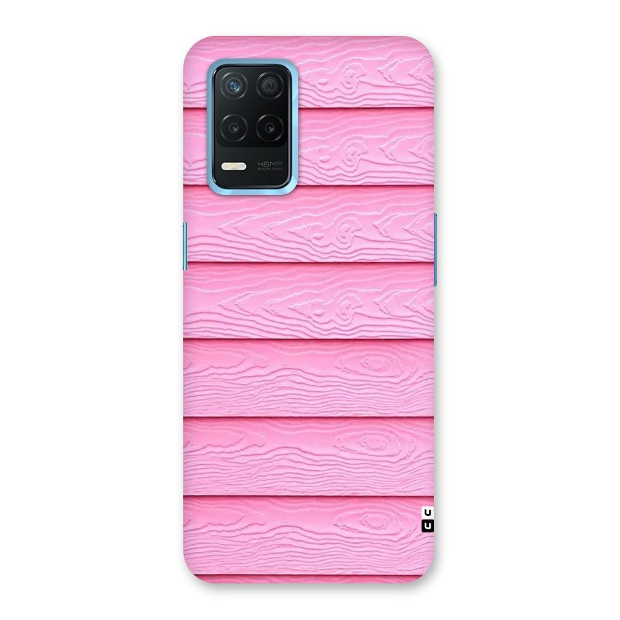 Pink Wood Back Case for Realme 8s 5G
