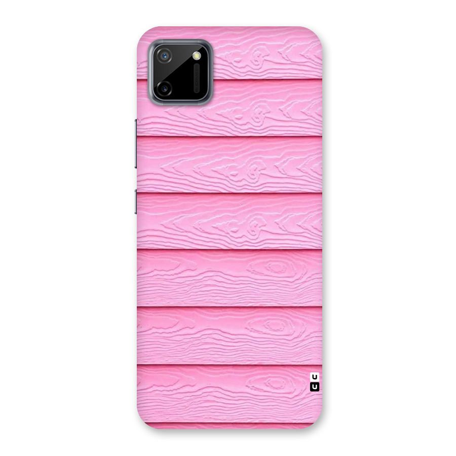 Pink Wood Back Case for Realme C11