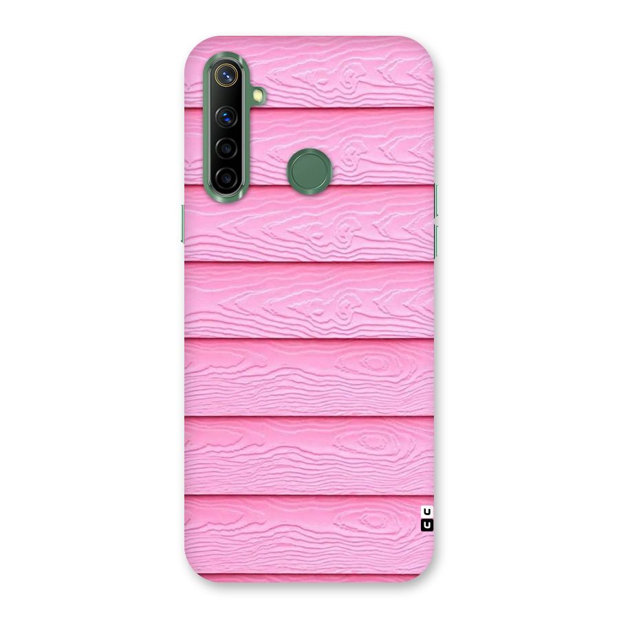 Pink Wood Back Case for Realme Narzo 10