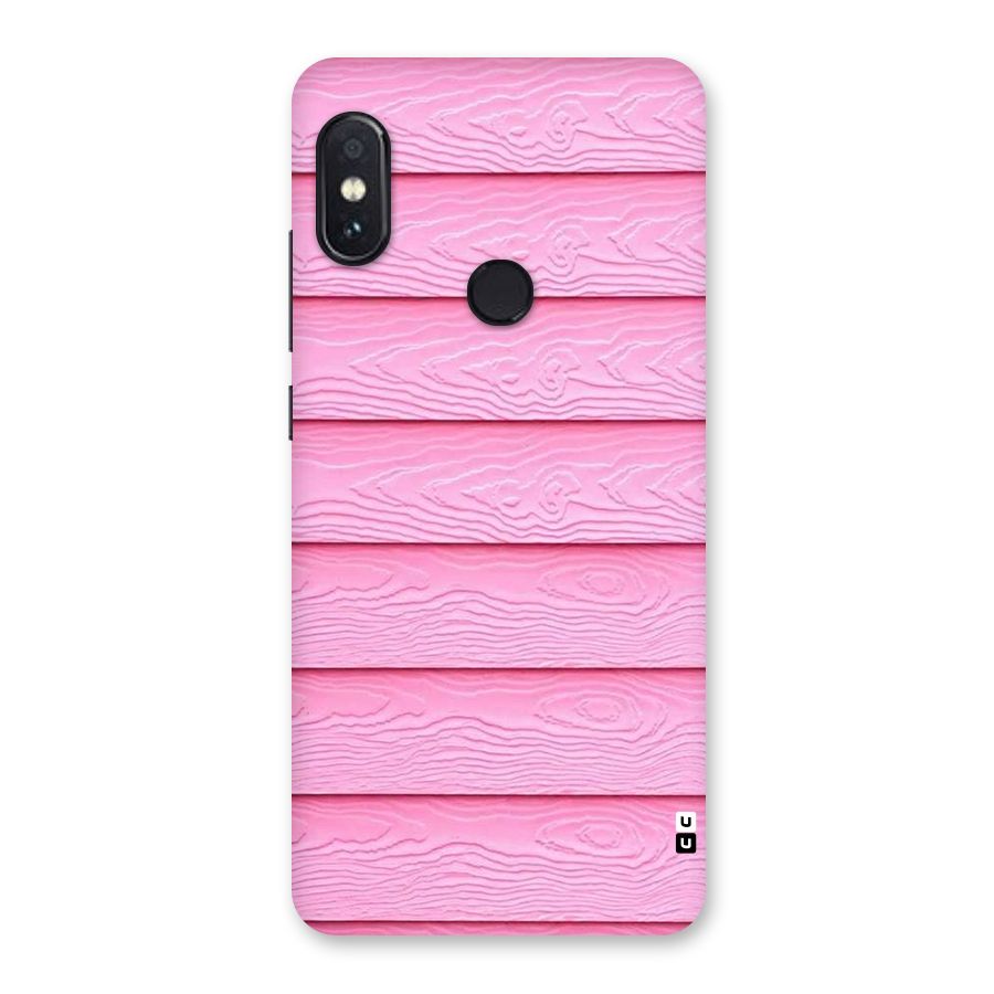 Pink Wood Back Case for Redmi Note 5 Pro