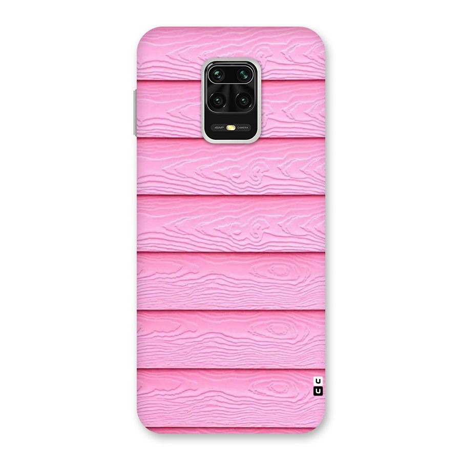 Pink Wood Back Case for Redmi Note 9 Pro Max