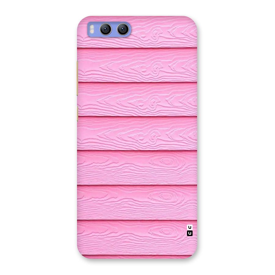 Pink Wood Back Case for Xiaomi Mi 6
