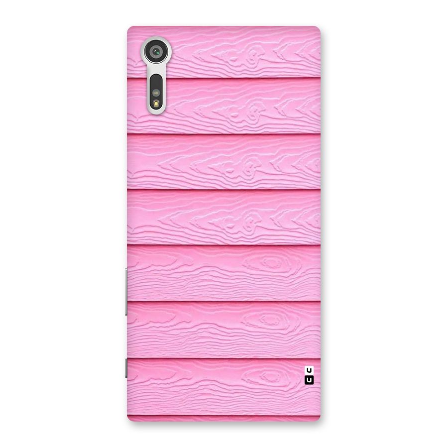 Pink Wood Back Case for Xperia XZ