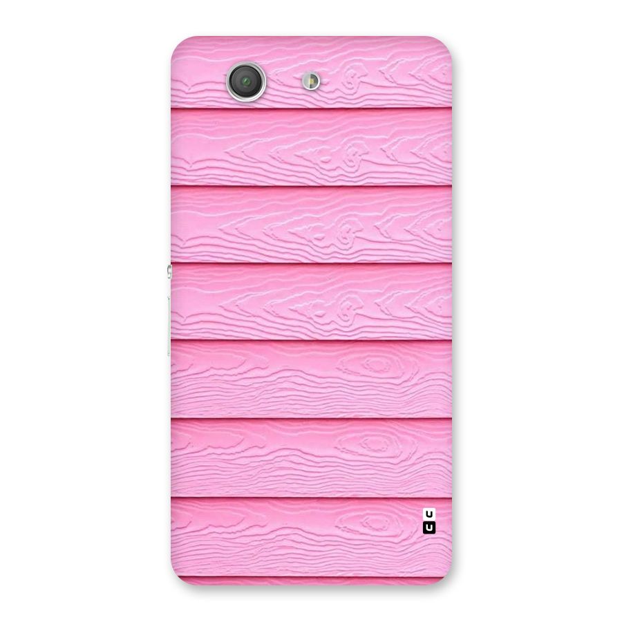 Pink Wood Back Case for Xperia Z3 Compact