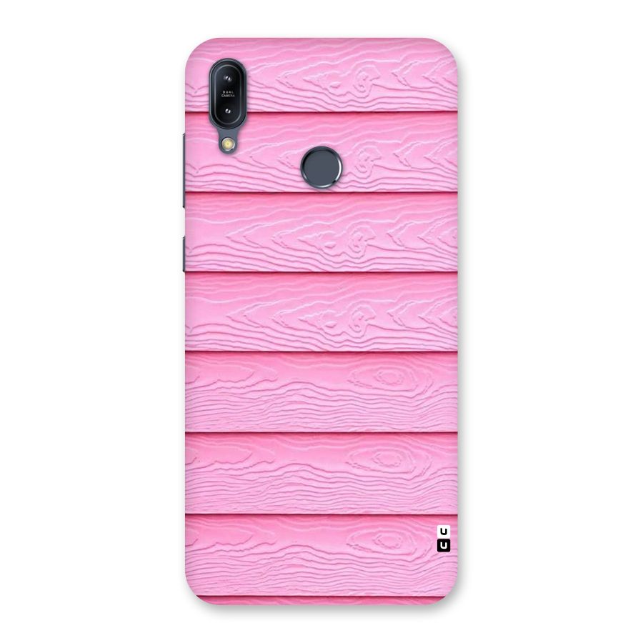 Pink Wood Back Case for Zenfone Max M2