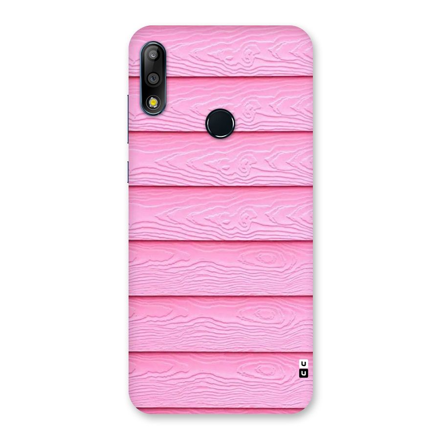 Pink Wood Back Case for Zenfone Max Pro M2