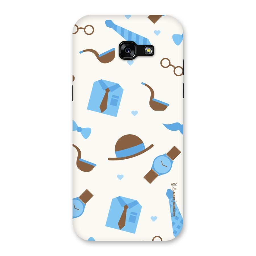 Pipe Hat Watch Pattern Back Case for Galaxy A5 2017