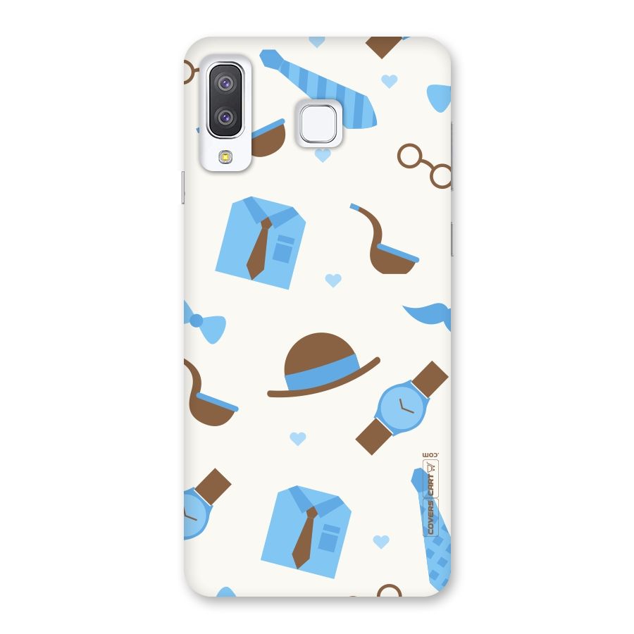 Pipe Hat Watch Pattern Back Case for Galaxy A8 Star