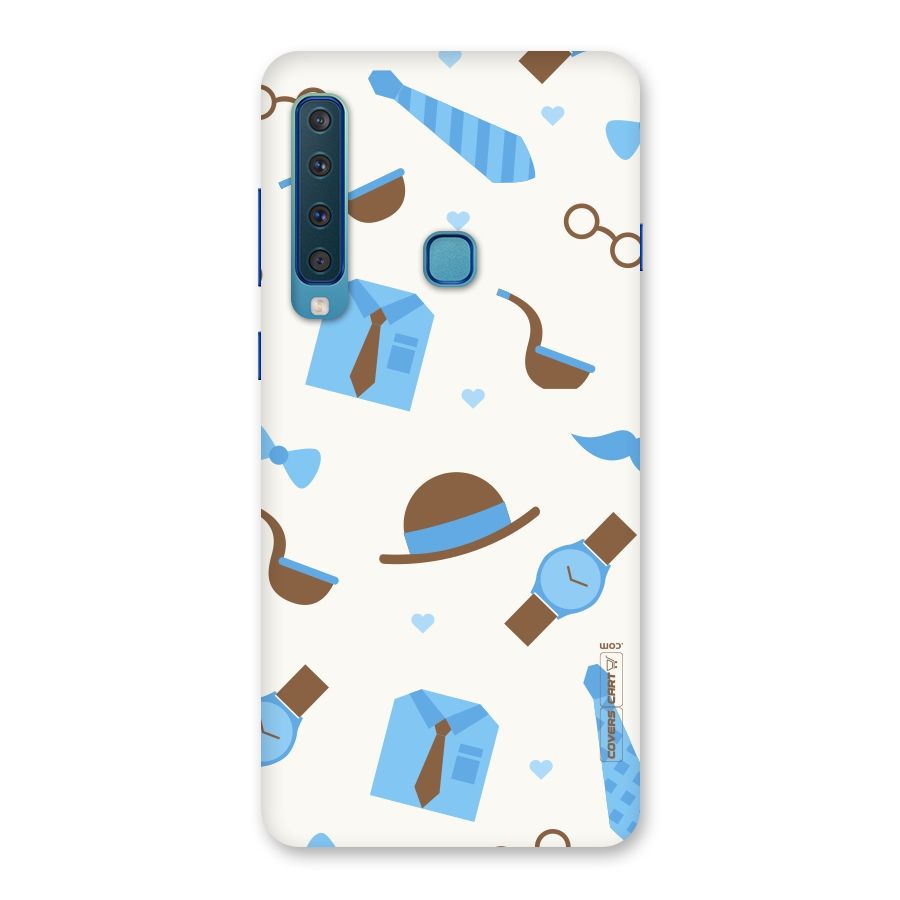 Pipe Hat Watch Pattern Back Case for Galaxy A9 (2018)