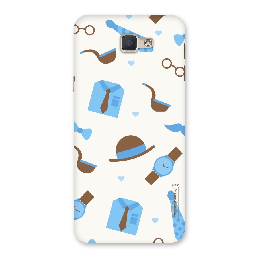 Pipe Hat Watch Pattern Back Case for Galaxy J5 Prime