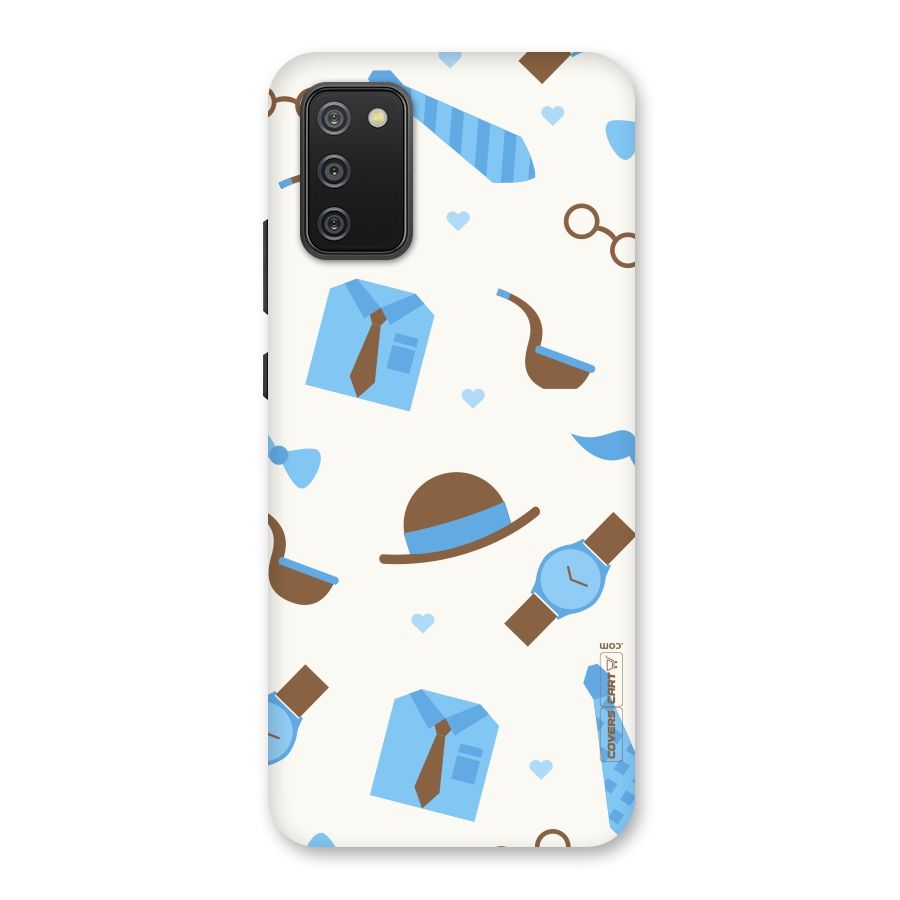 Pipe Hat Watch Pattern Back Case for Galaxy M02s
