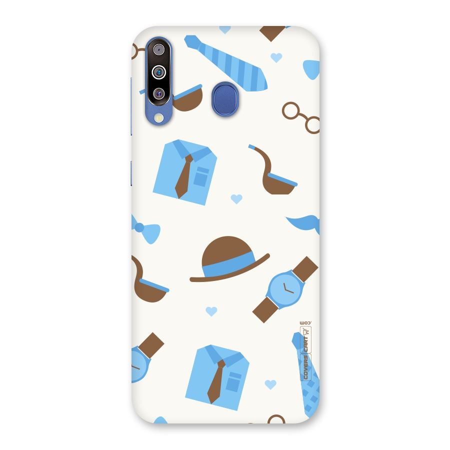 Pipe Hat Watch Pattern Back Case for Galaxy M30