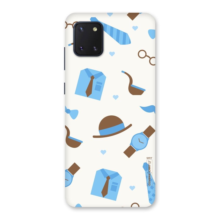 Pipe Hat Watch Pattern Back Case for Galaxy Note 10 Lite