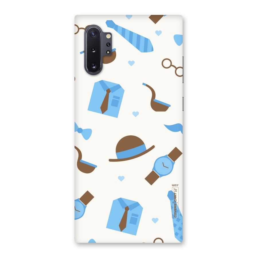 Pipe Hat Watch Pattern Back Case for Galaxy Note 10 Plus