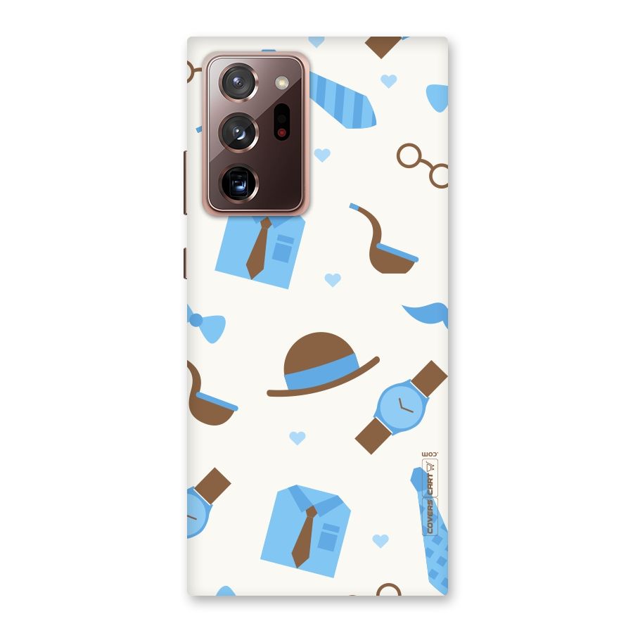 Pipe Hat Watch Pattern Back Case for Galaxy Note 20 Ultra
