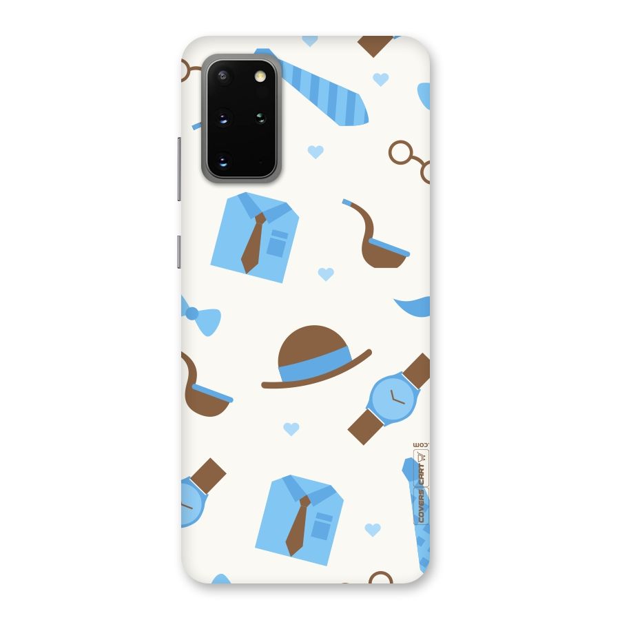 Pipe Hat Watch Pattern Back Case for Galaxy S20 Plus