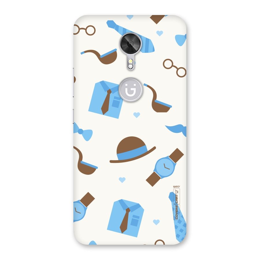 Pipe Hat Watch Pattern Back Case for Gionee A1