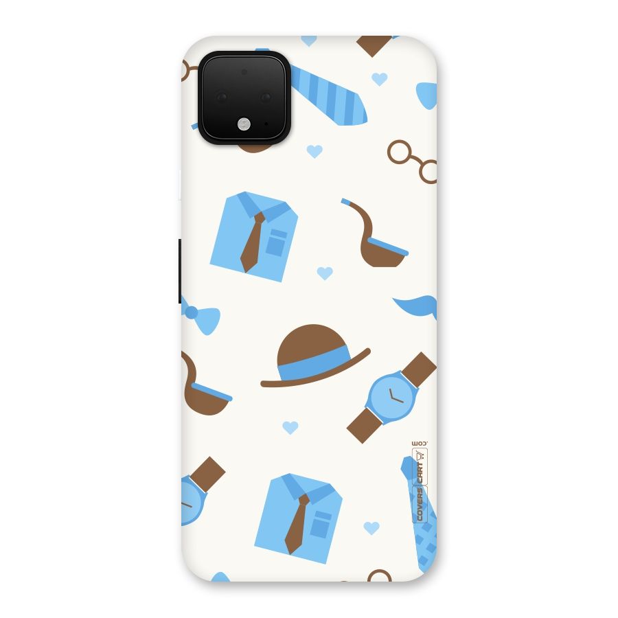 Pipe Hat Watch Pattern Back Case for Google Pixel 4 XL