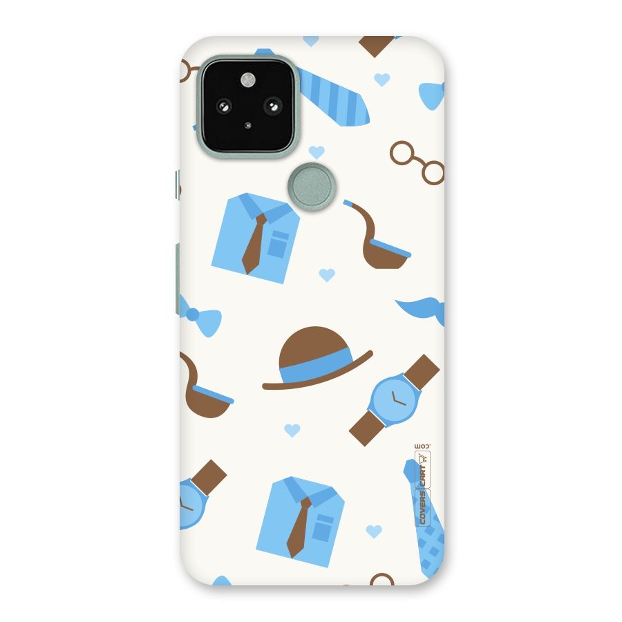 Pipe Hat Watch Pattern Back Case for Google Pixel 5
