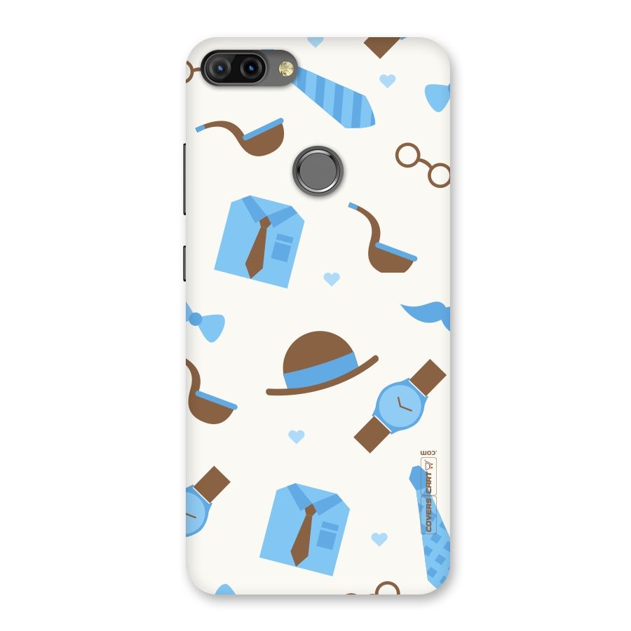 Pipe Hat Watch Pattern Back Case for Infinix Hot 6 Pro