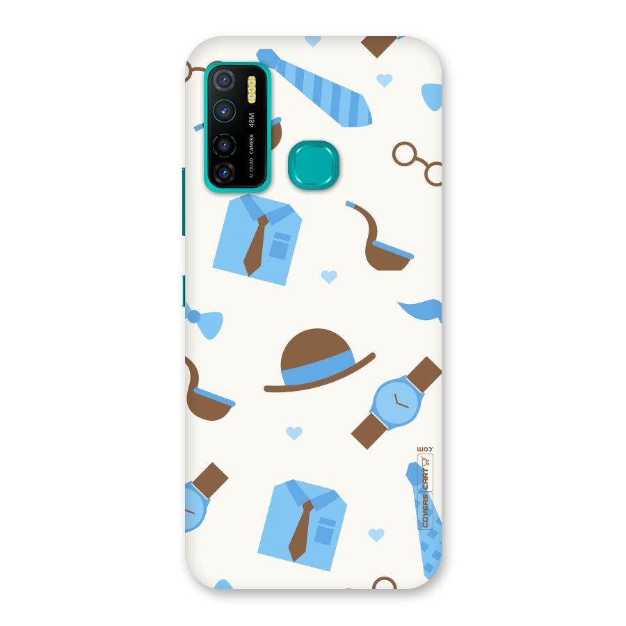 Pipe Hat Watch Pattern Back Case for Infinix Hot 9 Pro