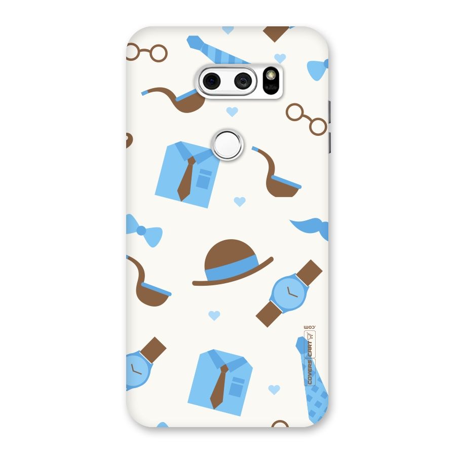 Pipe Hat Watch Pattern Back Case for LG V30