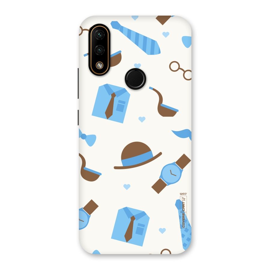 Pipe Hat Watch Pattern Back Case for Lenovo A6 Note