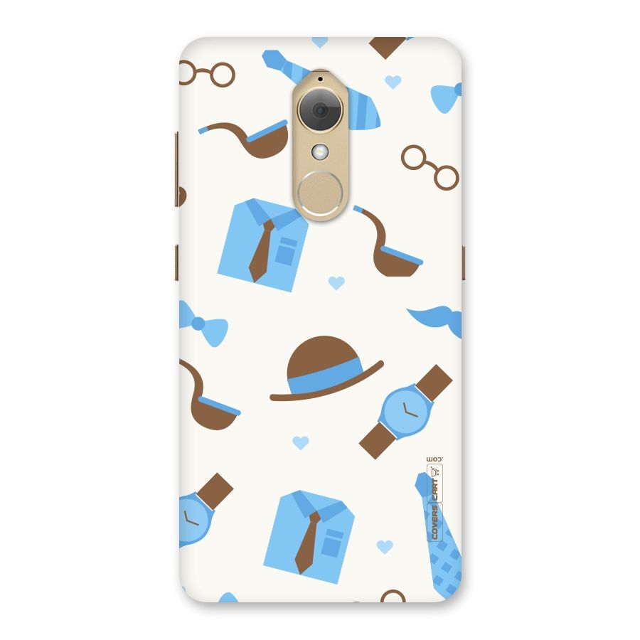 Pipe Hat Watch Pattern Back Case for Lenovo K8