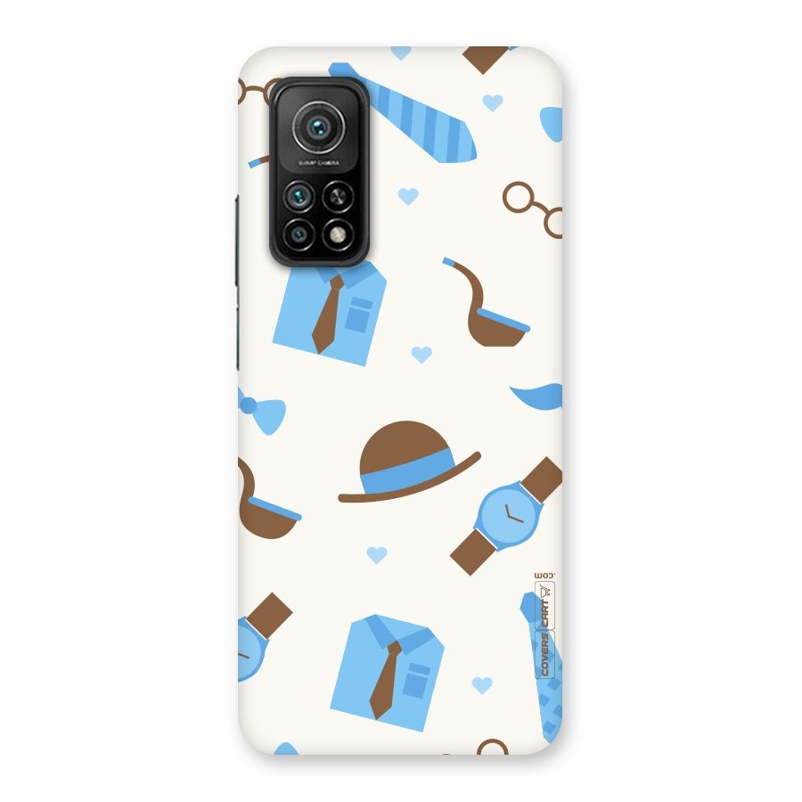 Pipe Hat Watch Pattern Back Case for Mi 10T 5G