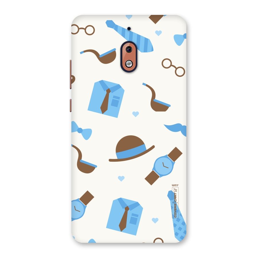 Pipe Hat Watch Pattern Back Case for Nokia 2.1