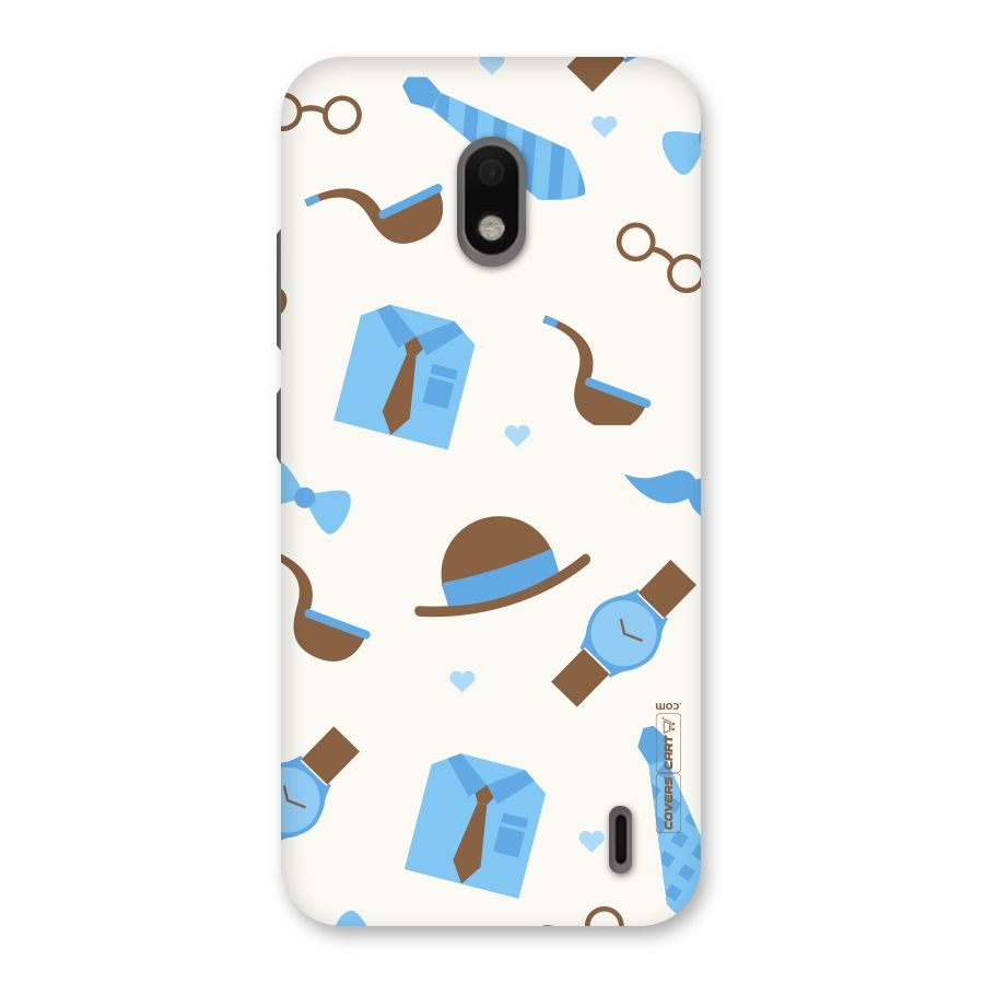 Pipe Hat Watch Pattern Back Case for Nokia 2.2