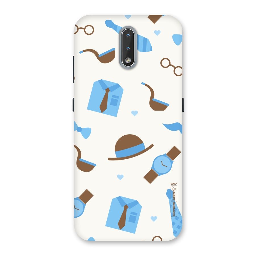 Pipe Hat Watch Pattern Back Case for Nokia 2.3
