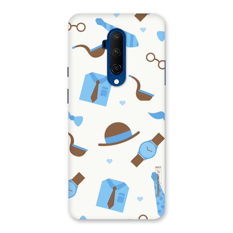 Pipe Hat Watch Pattern Back Case for OnePlus 7T Pro