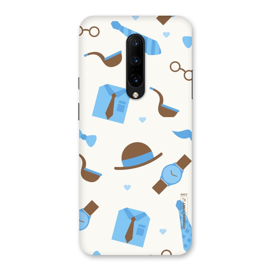 Pipe Hat Watch Pattern Back Case for OnePlus 7 Pro