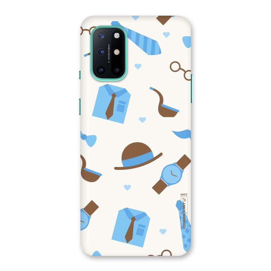 Pipe Hat Watch Pattern Back Case for OnePlus 8T